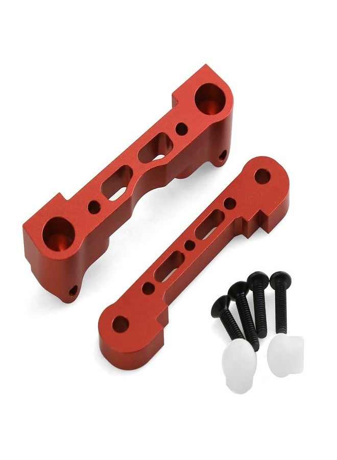 UURCSKY Aluminum Composite Suspension Mount Set for Arrma 6S Typhon Kraton Notorious 6S Felony Infraction V2 Limitless Mojave Tailon 6S BLX 1/8 Fixing Arm Upgrades Part (Red) - Image 5